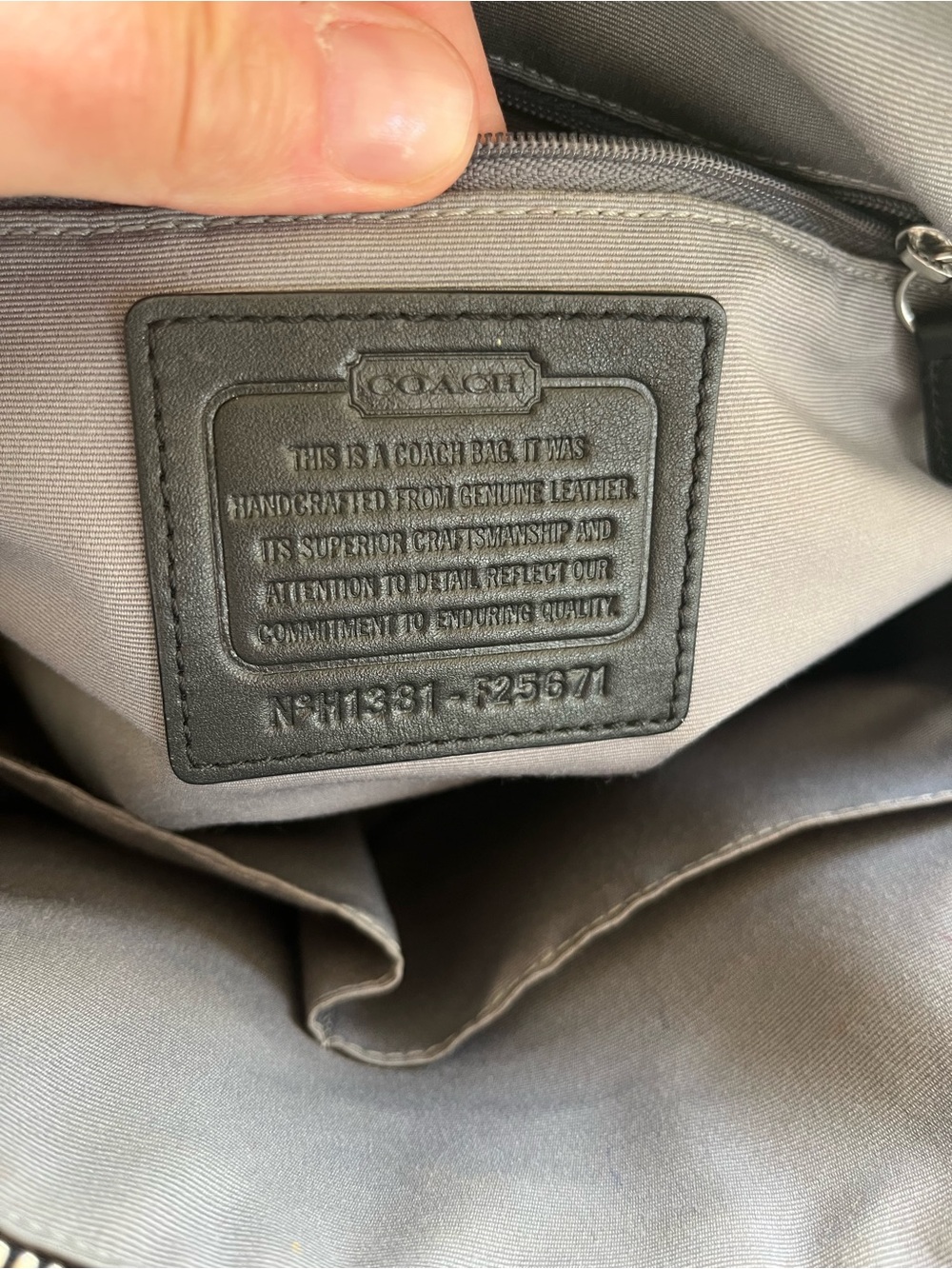 Coach Black Leather Dome Satchel Large Structured Tote Bag - Picture 13 of 13